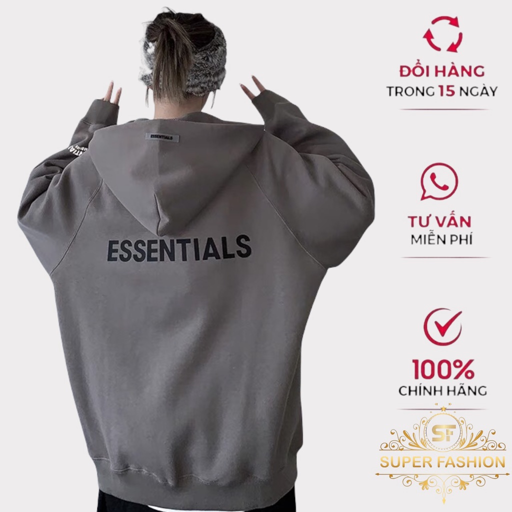 Áo khoác nam nữ form rộng Hàn Quốc, kiểu hoodie chui đầu có dây kéo đi học powr[SUPER FASHION]