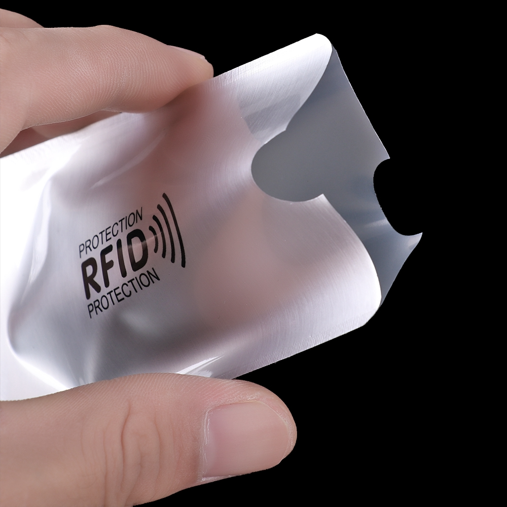 KAITIFEI Ví đựng thẻ ngân hàng giấy phép lái xe nhỏ chống từ tính RFID chống trộm tiện dụng