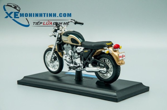 Xe Mô Hình Triumph Thunderbird 1:18 Maisto (Bạc)