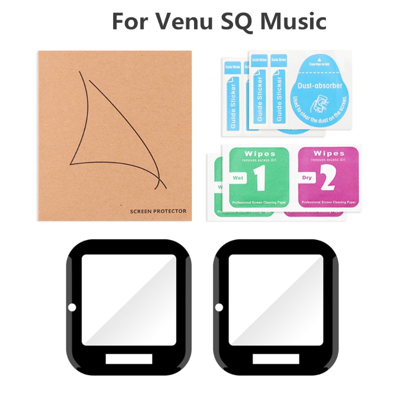 Set 2 Miếng Dán Bảo Vệ Mặt Đồng Hồ Thông Minh Garmin Venice Sq / Sq