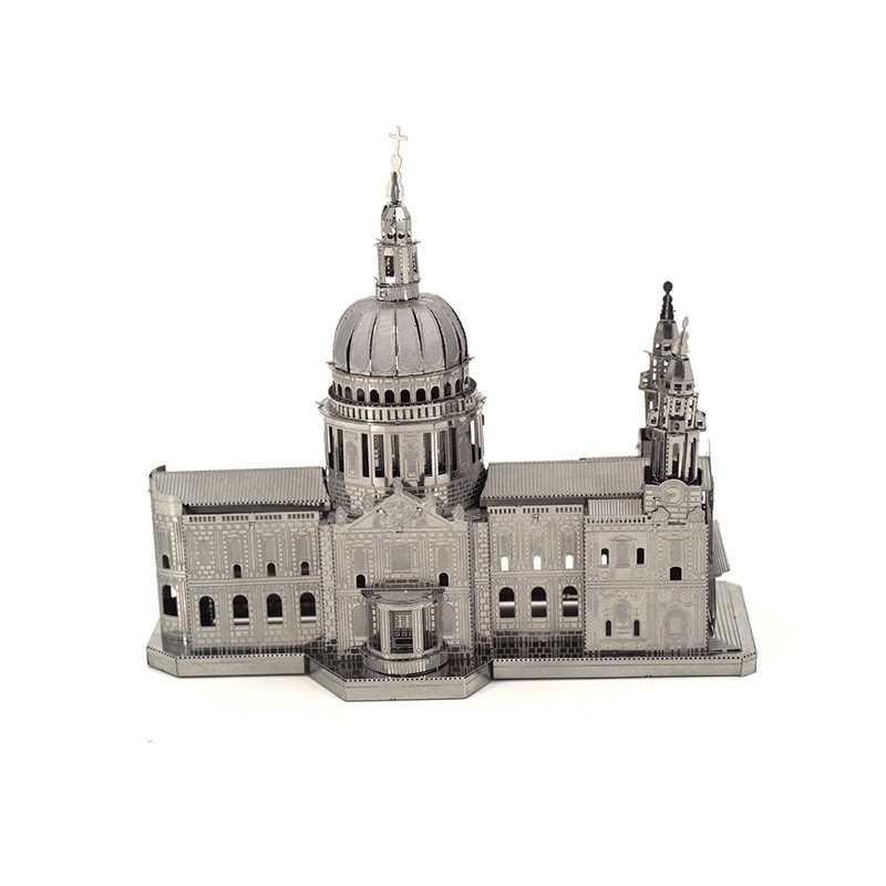 Mô Hình Lắp Ghép kim Loại 3D Nhà thờ chính tòa Thánh Paul - Luân Đôn