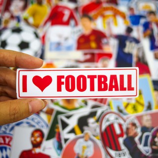 Set 100 Sticker hình dán bóng đá | hàng thương hiệu