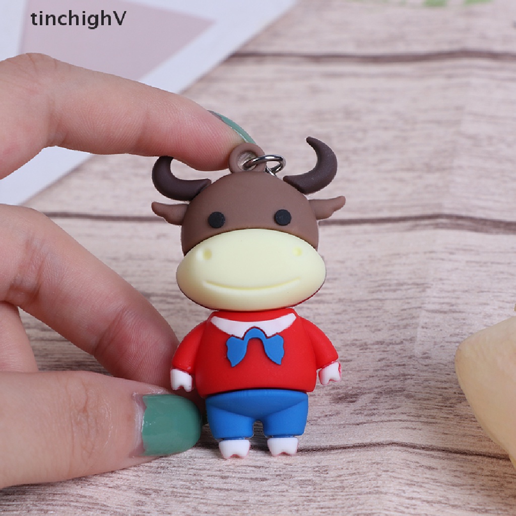 Móc Khóa Hình Búp Bê Bò Ox Năm 2021