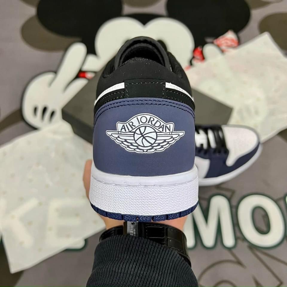 Giày thể thao nam nữ jordan 1 low xanh navy , Giày jd xanh than cổ thấp , Giày jd màu mới hottrend 2022-yugi19988