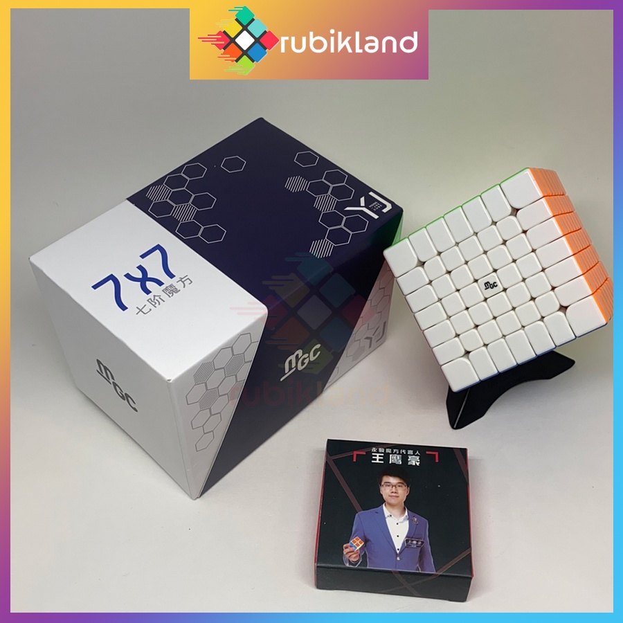 Rubik 7x7 YJ MGC 7x7 Có Nam Châm Stickerless Rubic Không Viền 7 Tầng Đồ Chơi Trí Tuệ Trẻ Em