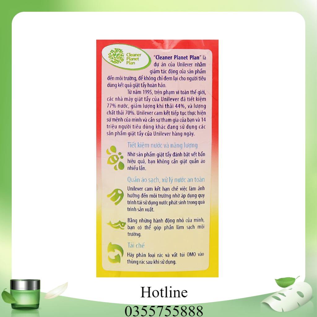 Bột giặt OMO Comfort Tinh Dầu Thơm Nồng Nàn Vàng Giặt Tay 720 g