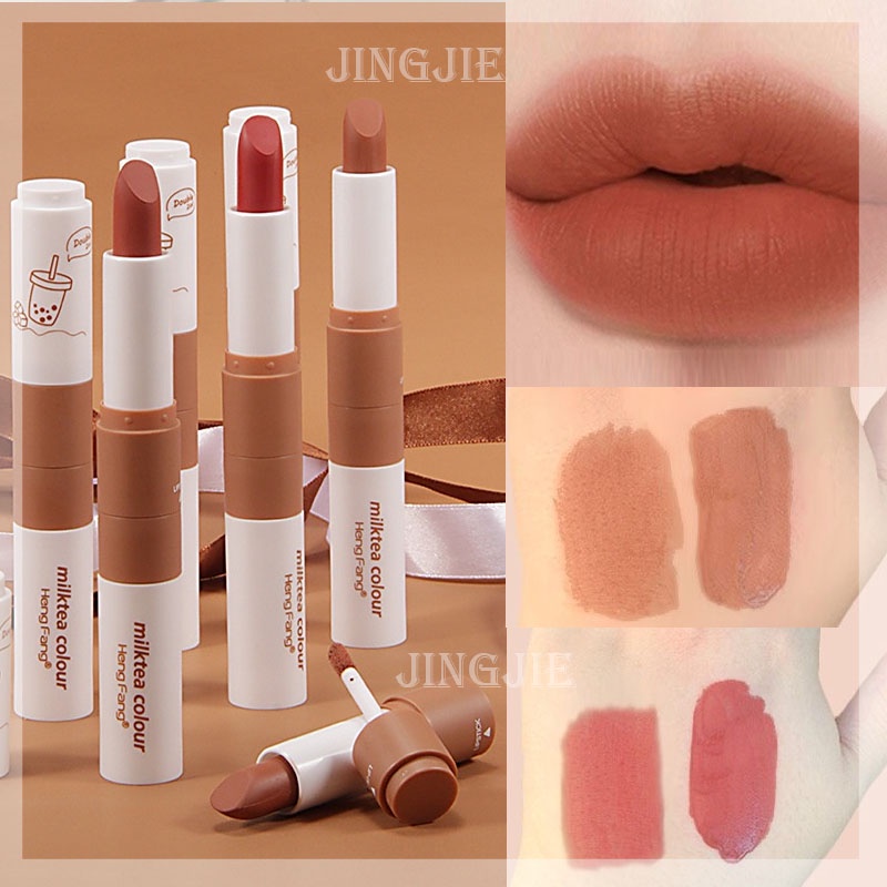 [Hàng mới về] Son môi hai đầu màu lì lâu trôi không dính ly
