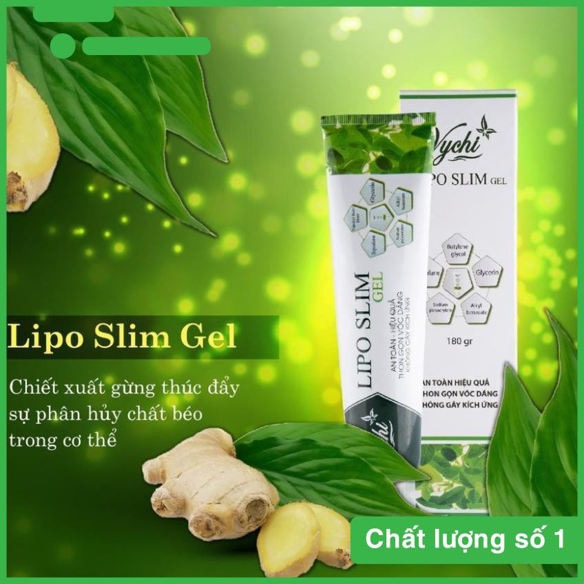 Gel tan mỡ/Kem tan mỡ - LIPO SLIM GEL VYCHI - giảm 3-5cm vòng bụng sau 1 TUẦN