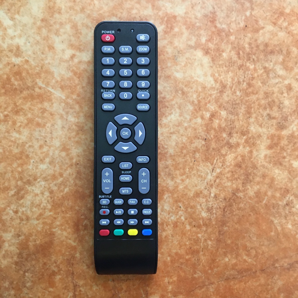 Điều khiển tivi Mobell LCD loại tốt zin theo máy  , Remote dùng cho tivi Mobell LCD loại tốt zin theo máy