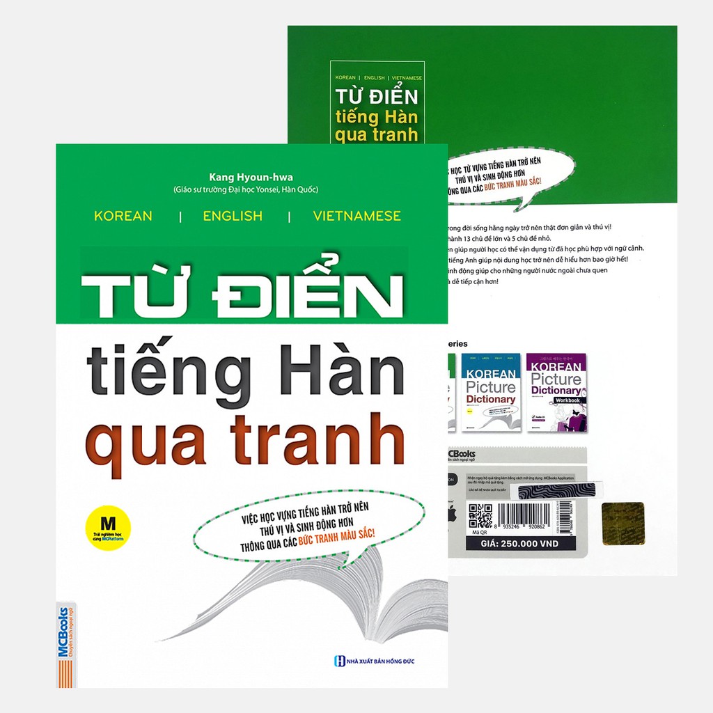 Sách - Từ Điển Tiếng Hàn Qua Tranh - Giáo Trình Theo Chủ Đề Cuộc Sống Hàng Ngày - Kèm App Học Online