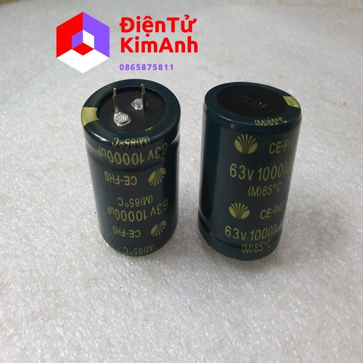 2 Tụ nguồn 10000uf-63v Dae woo