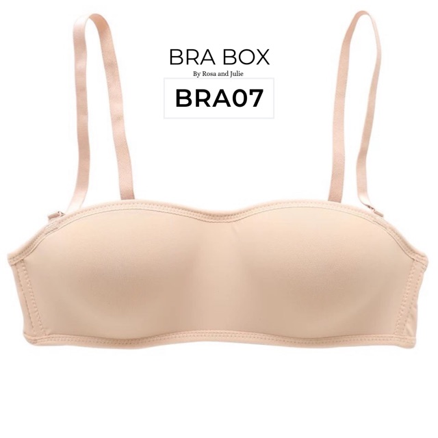 [ĐÃ VỀ] Áo bra quây, bra không dây viền silicon BRA07 BRABOX