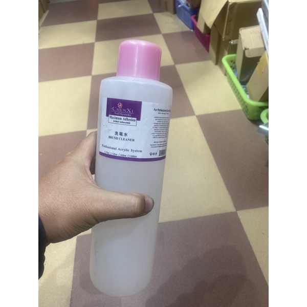 Chai nước rửa cọ,bút ngành nail móng 1000ml