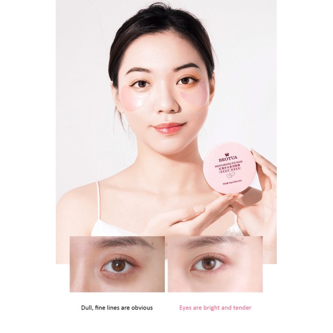 ANNIES Mặt Nạ Mắt 60 Cái Vàng Dưỡng Ẩm Tảo Biển Pha Lê Collagen Tảo Đỏ Hyaluronic Acid Chống Lão Hóa Loại Bỏ Quầng Thâm