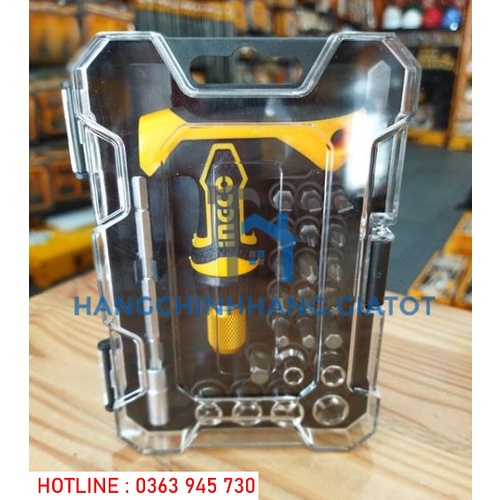 ĐỒ NGHỀ INGCO Bộ 18 tua vít tay cầm chữ T HKSDB0188
