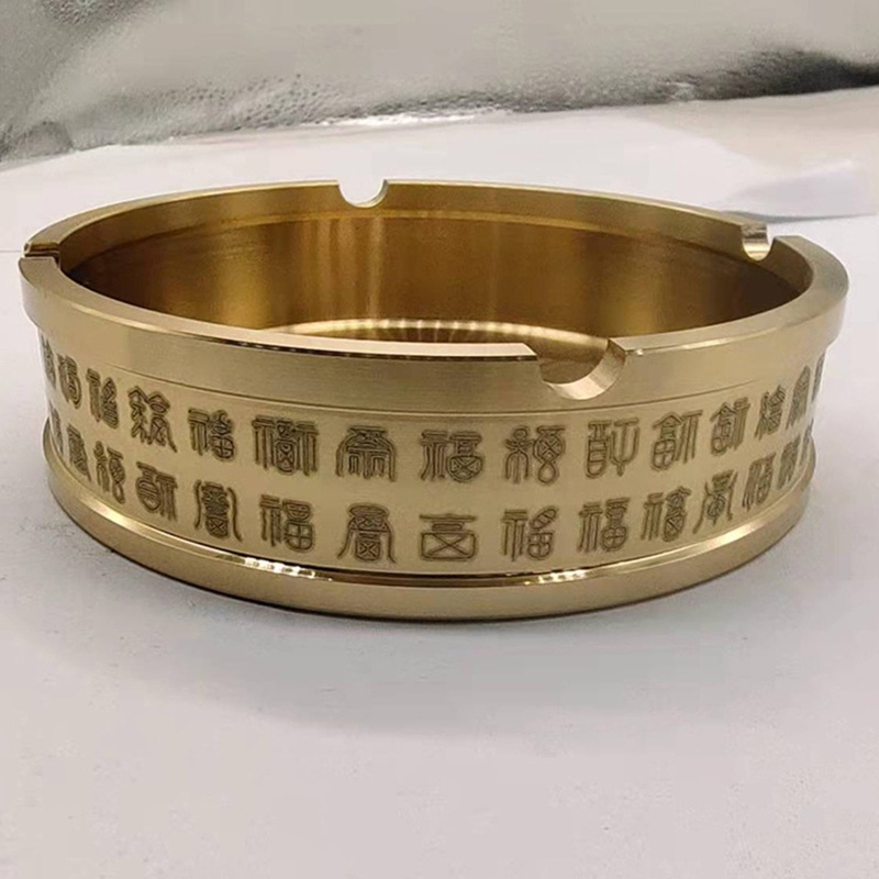 Gạt Tàn Thuốc Bằng Kim Loại Dập Nổi Hình Hổ Kiểu Vintage Trang Trí Nhà Cửa / Khách Sạn / Văn Phòng