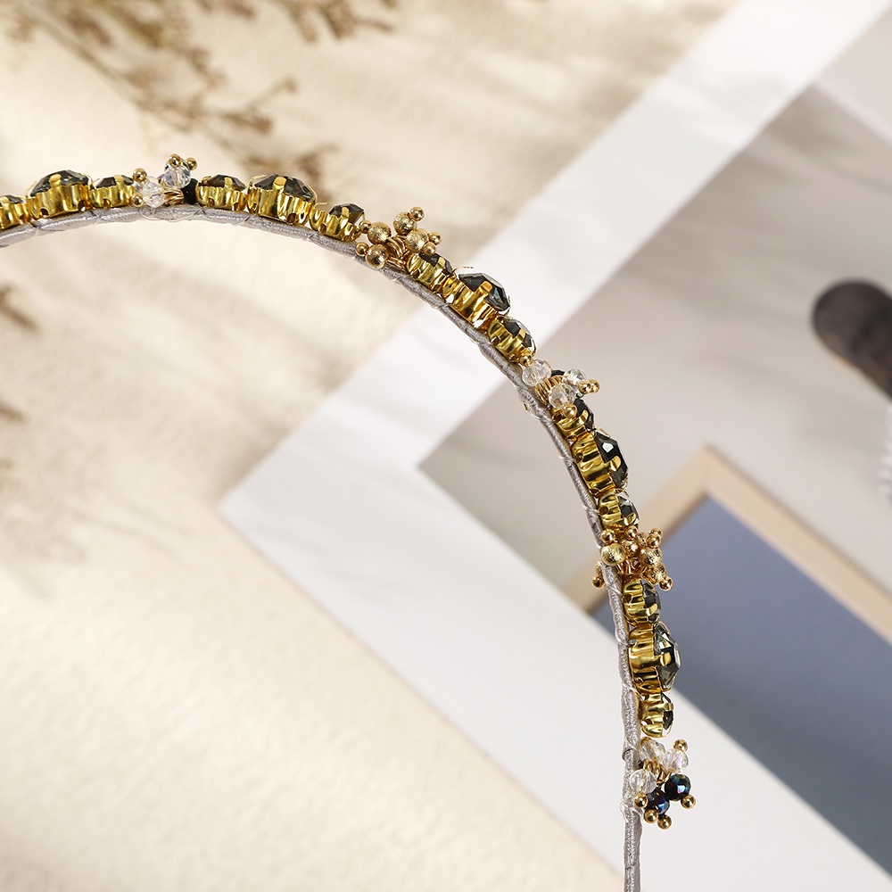 Cài tóc HAIMEIKANG đính đá giả kim cương kích thước đơn giản thời trang dành cho bạn nữ