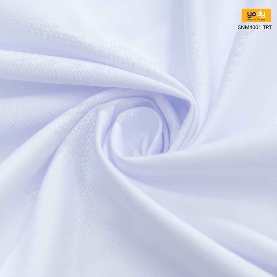 Áo sơ mi nam cộc tay chính hãng YODY chất liệu nến dáng slim - SNM4001 | BigBuy360 - bigbuy360.vn