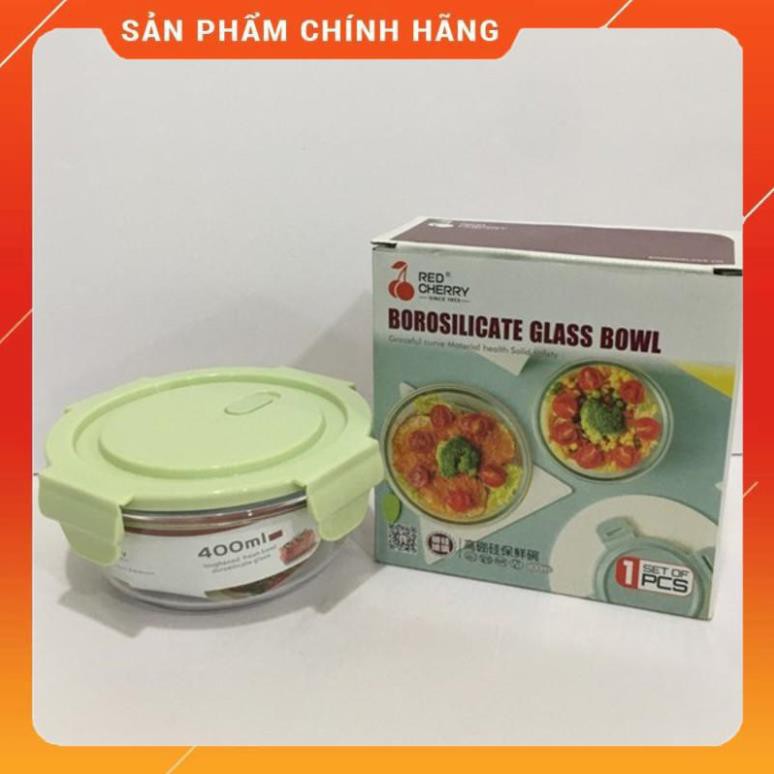 CHÍNH HÃNG -  Hộp đựng cơm thủy tinh,hộp thủy tinh tròn đựng thực phẩm,hộp đựng cơm giữ nhiệt văn phòng