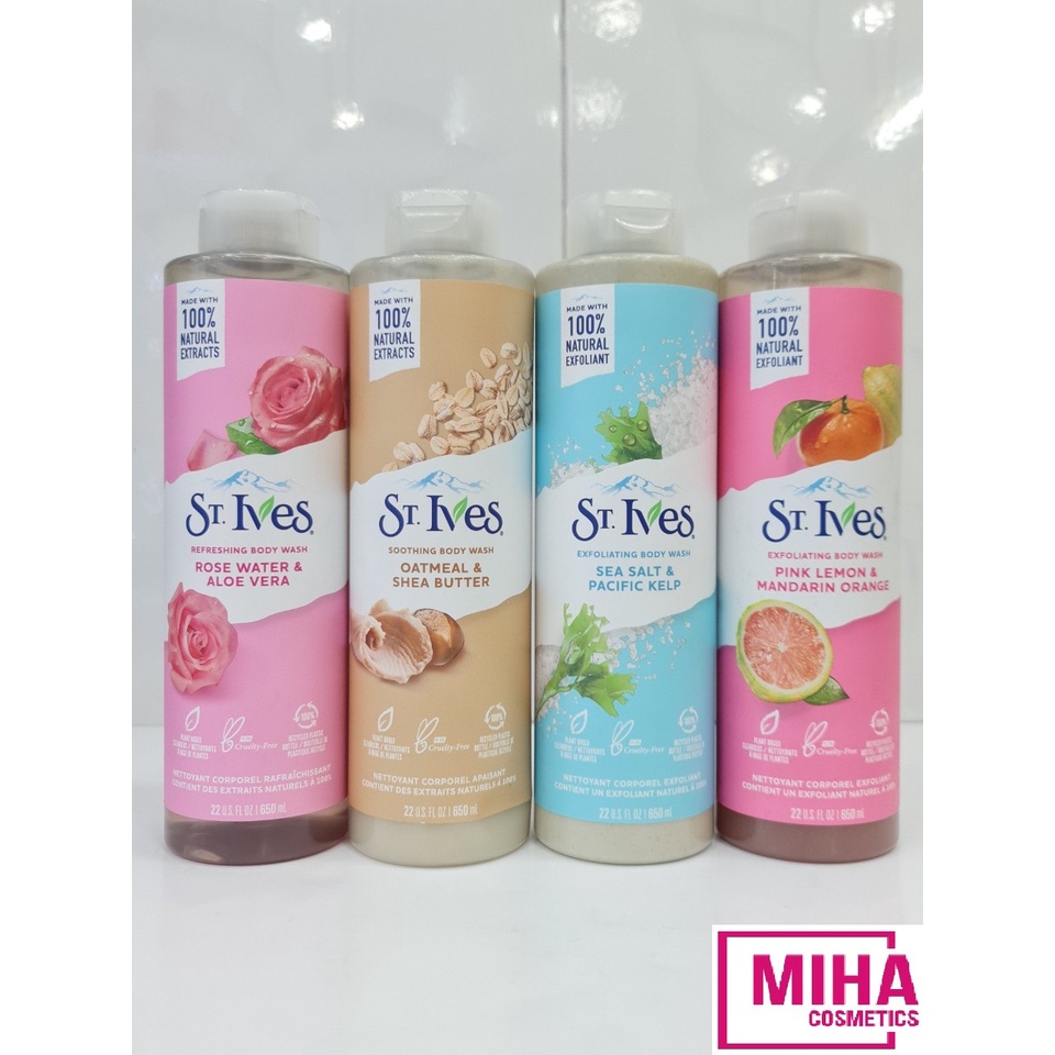 Sữa Tắm Tẩy Tế Bào Chết St.Ives 650ml USA