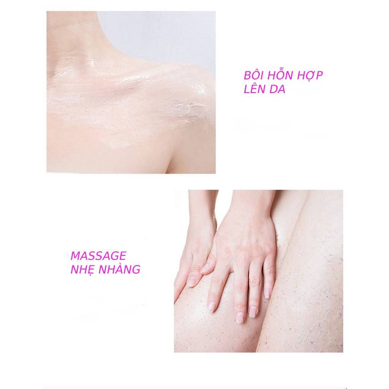 Tẩy tế bào chết đào toàn thân Tẩy tế bào chết body đào Nội địa Trung ILY