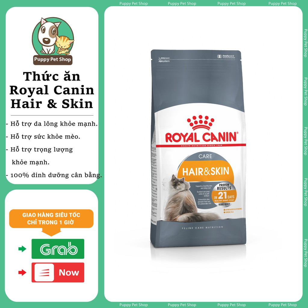 Thức Ăn Royal Canin Hair Skin Chăm Sóc Da Lông