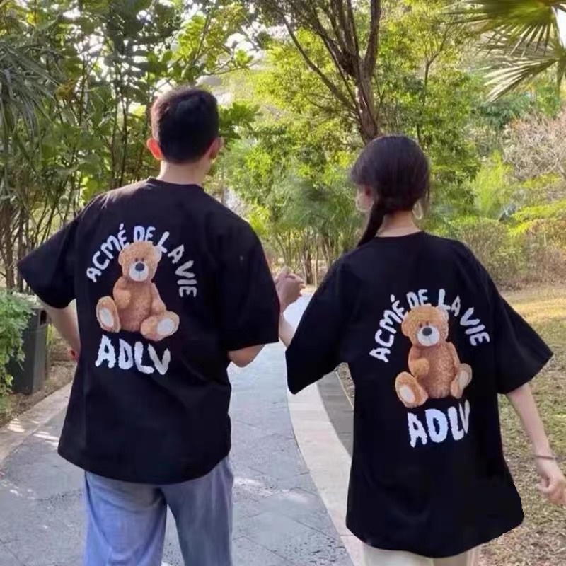 ÁO THUN TAY LỠ COTTON ADLV ACMEDELAVIE FORM UNISEX NAM NỮ (kèm ảnh thật)