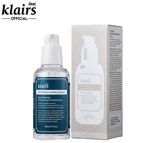 Tinh Chất Dưỡng Ẩm Klairs Rich Moist Soothing Serum 80ml