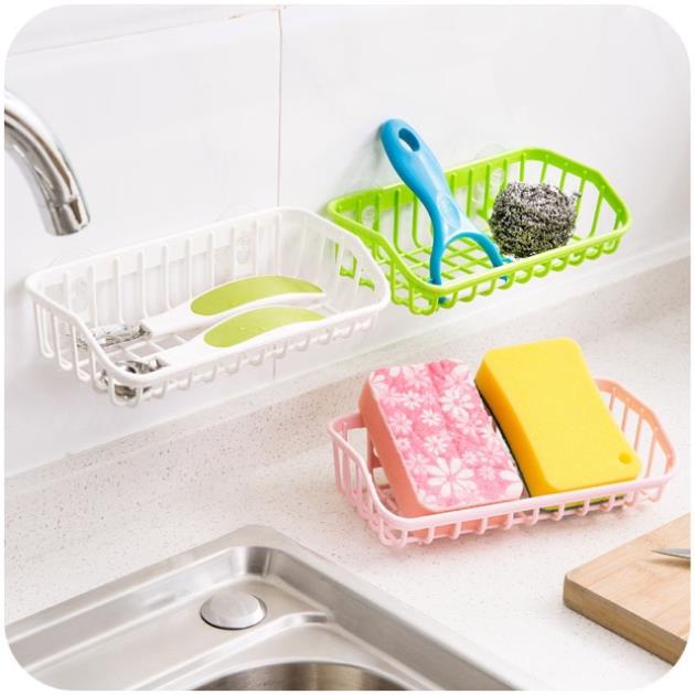 [Kho sỉ]  Kệ đựng sà phòng, miếng rửa chén, kệ đựng đồ chịu lực