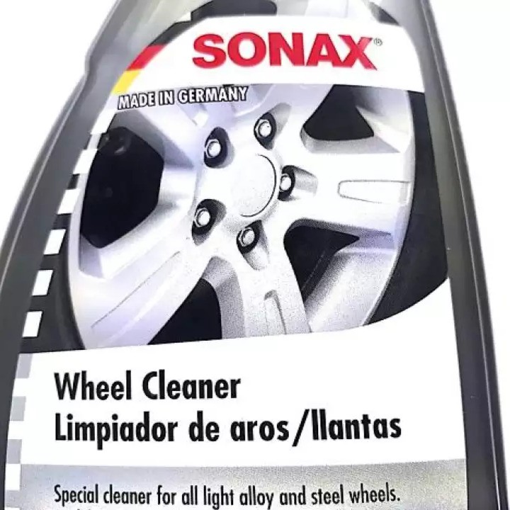 Dung dịch bảo dưỡng rửa vành xe ô tô thương hiệu Sonax Rim Cleaner 429200 dung tích 500ml - Hàng chính hãng