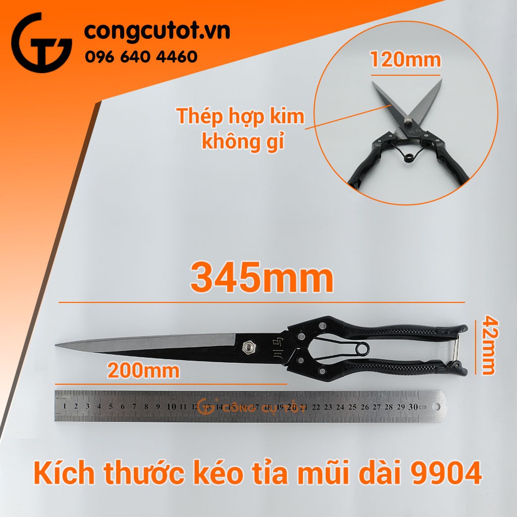 KÉO TỈA MŨI DÀI 9904