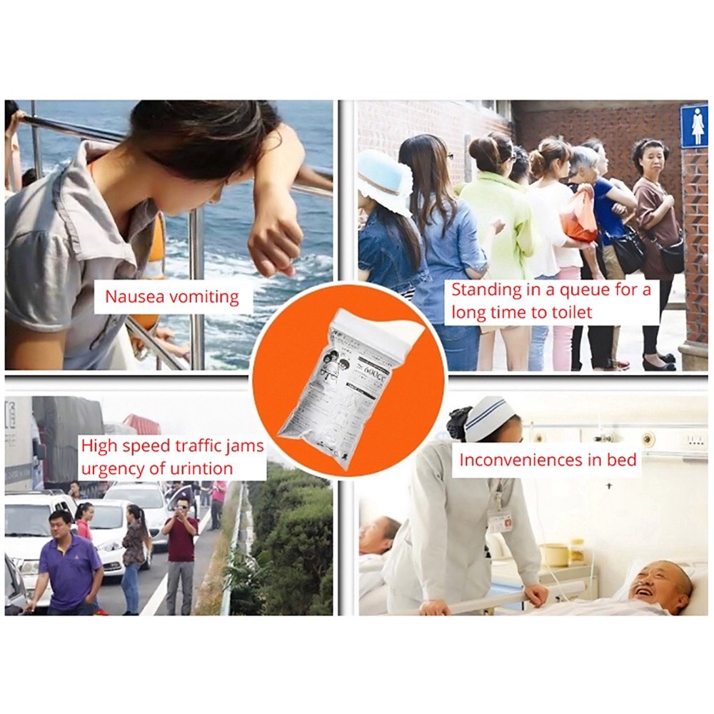 Túi đi vệ sinh khẩn cấp trên xe ô tô dùng 1 lần