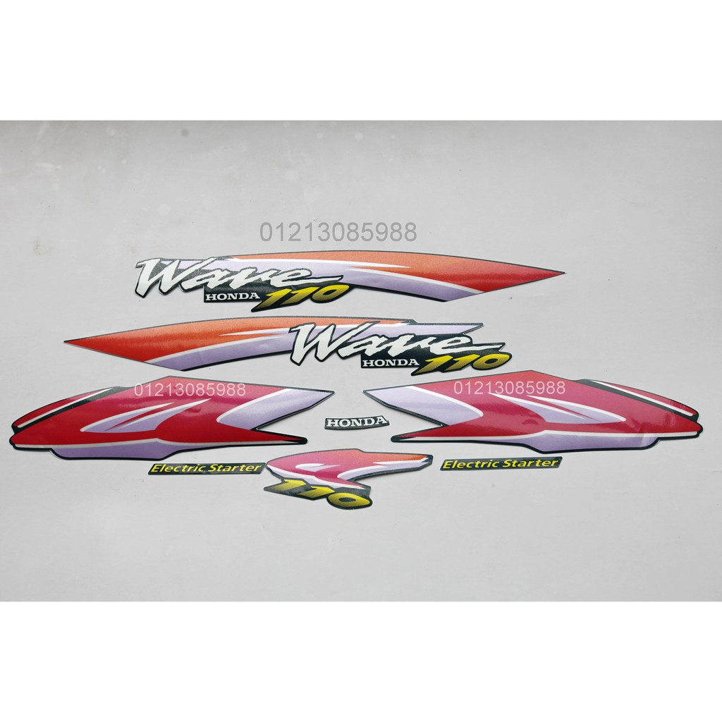 Tem wave thái màu nhớt đời 99 zin theo xe