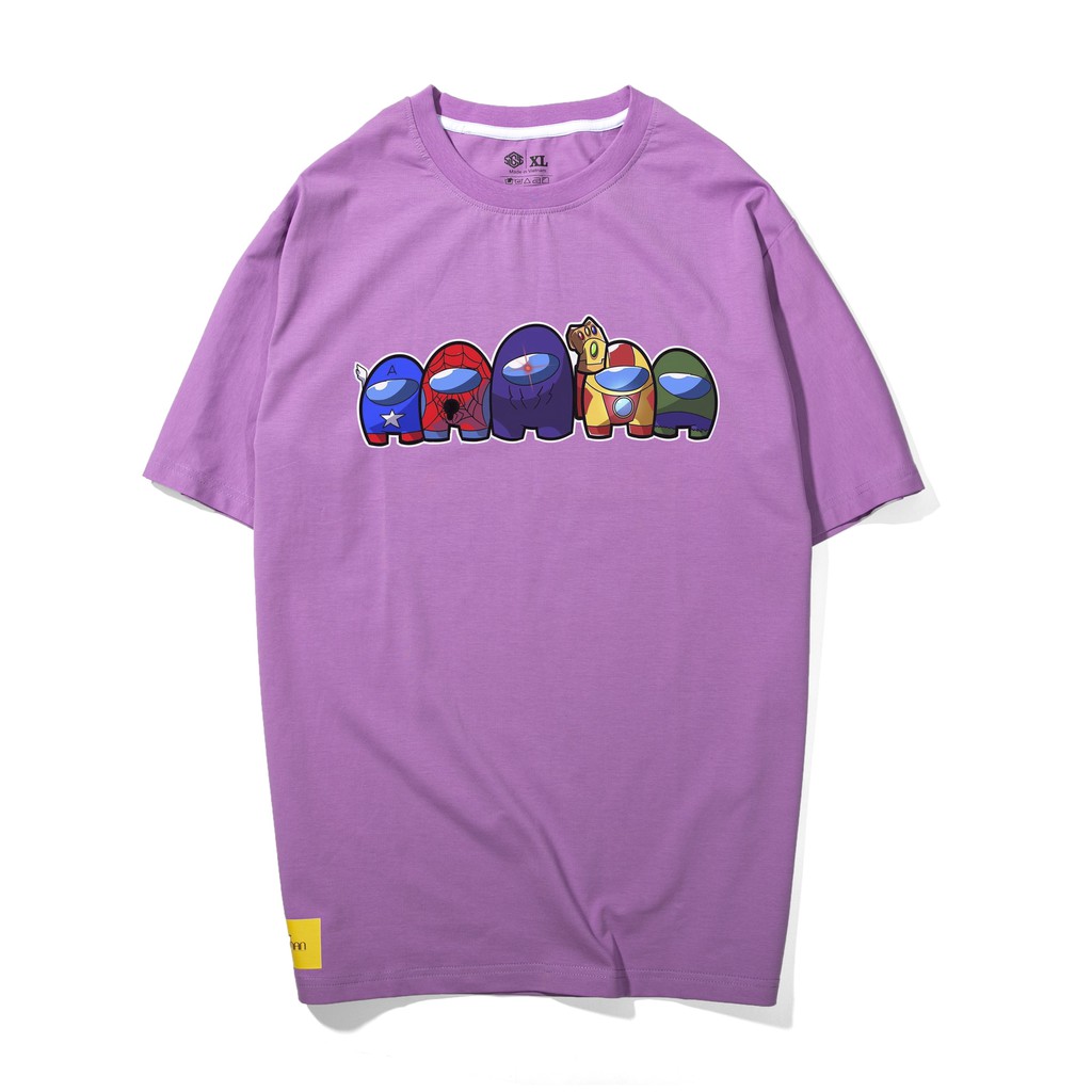 Áo thun Among us Avengers SGES form tay lỡ dáng rộng unisex nam nữ | BigBuy360 - bigbuy360.vn