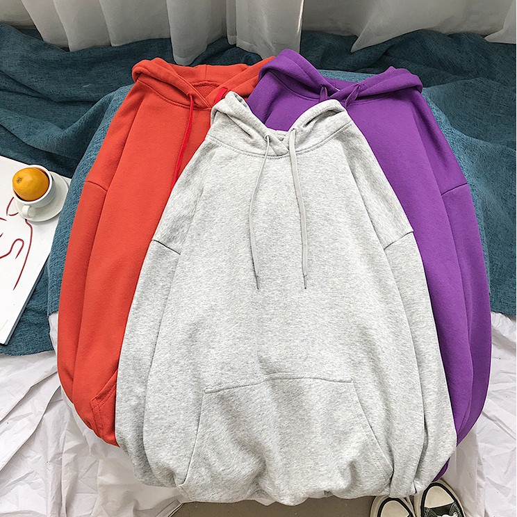 Áo Khoác Hoodie BASIC TRƠN Nỉ Bông Unisex - VIET_STAR | BigBuy360 - bigbuy360.vn