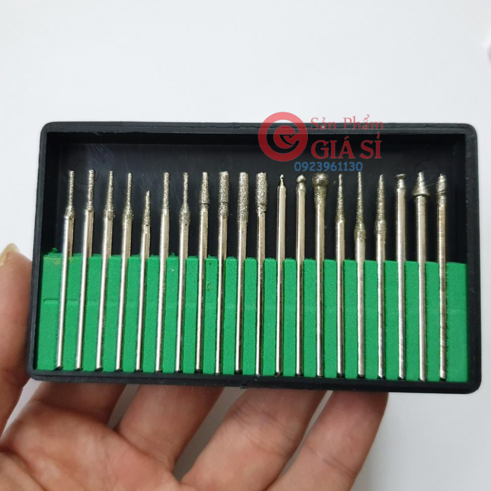 20 mũi mài khắc đá khác ngọc chân cốt 3ly ❤️freeship❤️