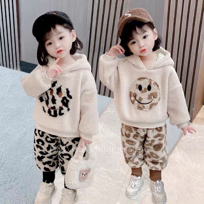 Xả Set bộ lông mặt cười cho bé