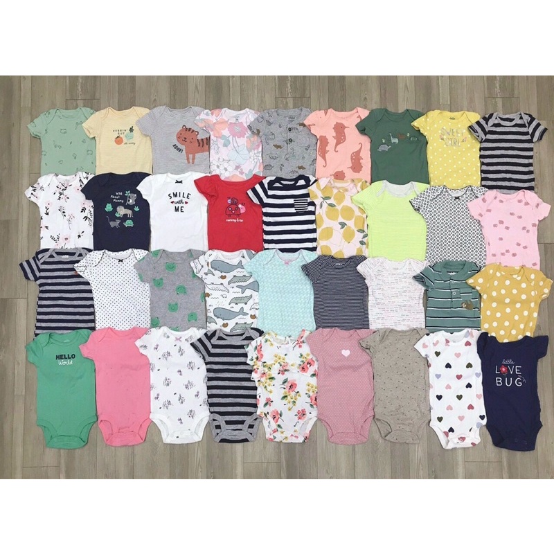 Body suit carter ngắn tay cho bé trai và gái