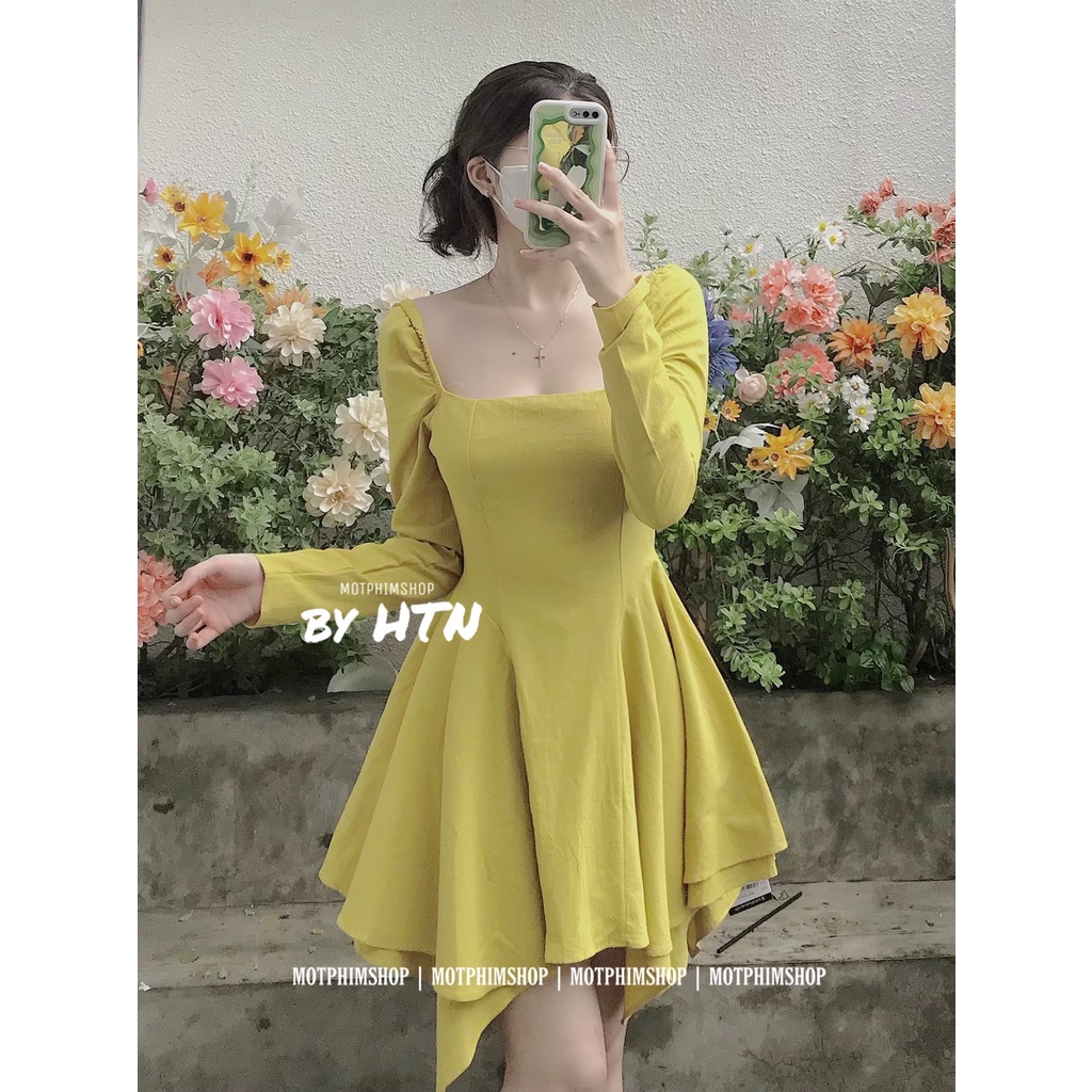 AME DRESS, ĐẦM TAY DÀI DÁNG XÒE