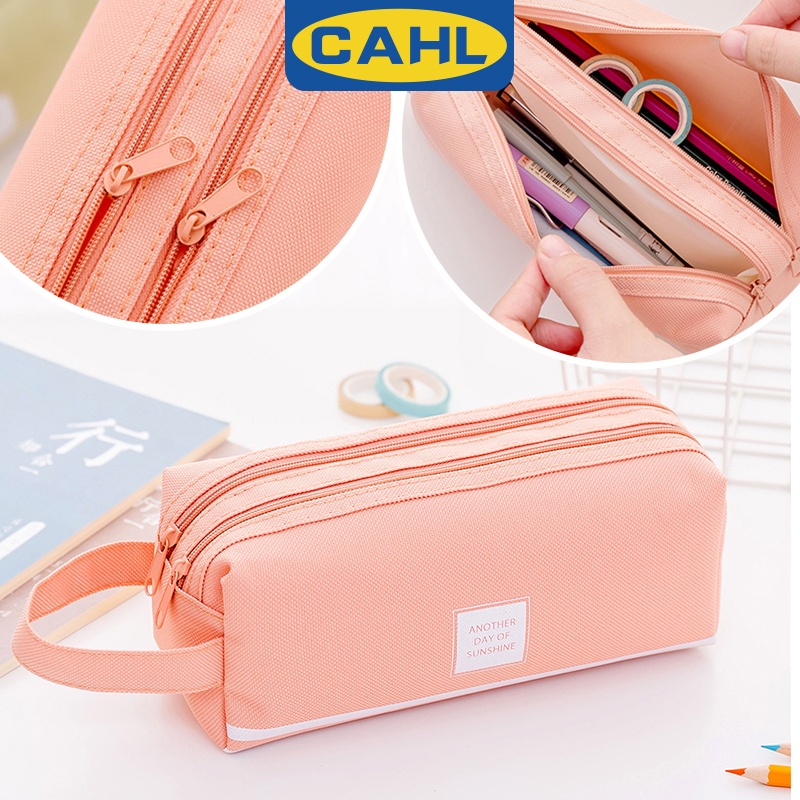 Túi Đựng Bút 2 Ngăn Sức Chứa Lớn Tiện Dụng Cho Học Sinh/ Văn Phòng