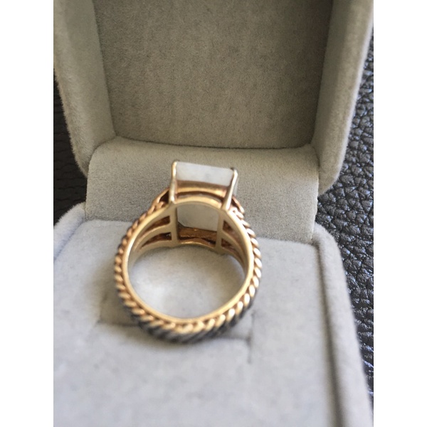 Nhẫn đá moonstone si nhật size 17