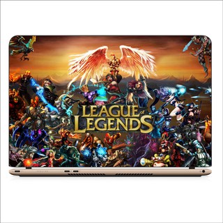 Miếng dán decal laptop - LOL 5 - mã: 261118