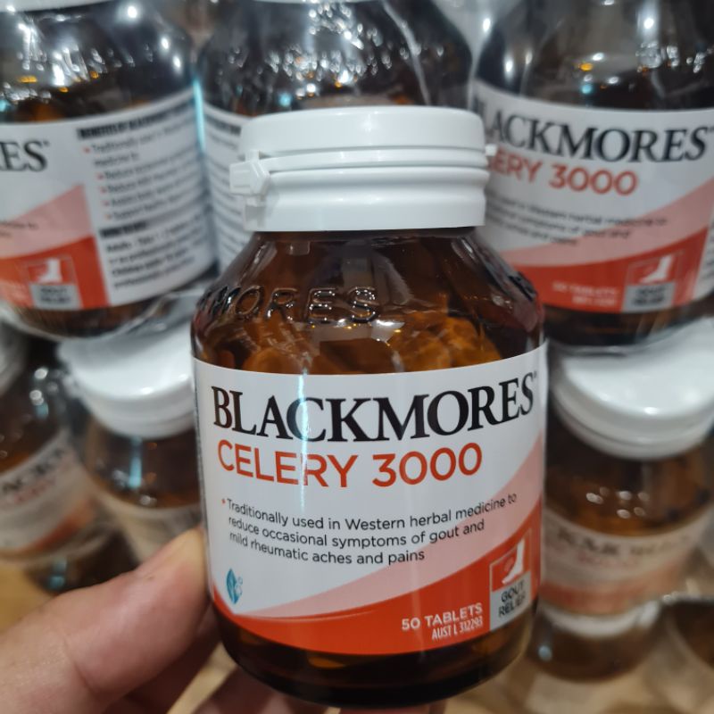 Viên Blackmores Celery 3000mg -  phòng ngừa gout  50 viên