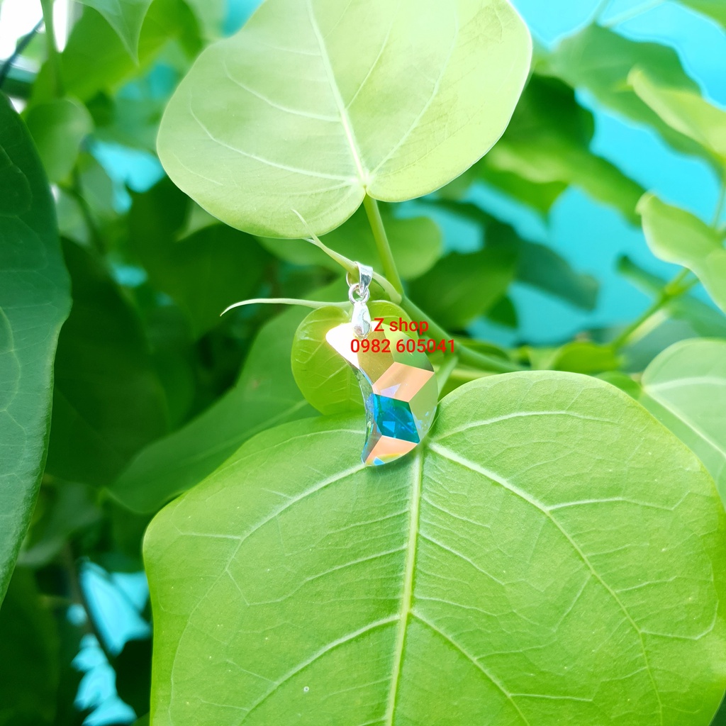 Mặt dây chuyền Mặt trăng pha lê Swarovski
