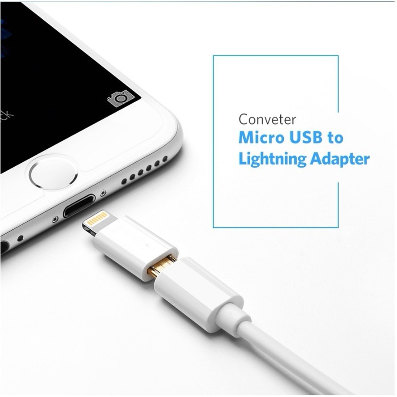 Đầu Chuyển Đổi Micro Usb Sang Lightning 8 Pin Chuyên Dụng