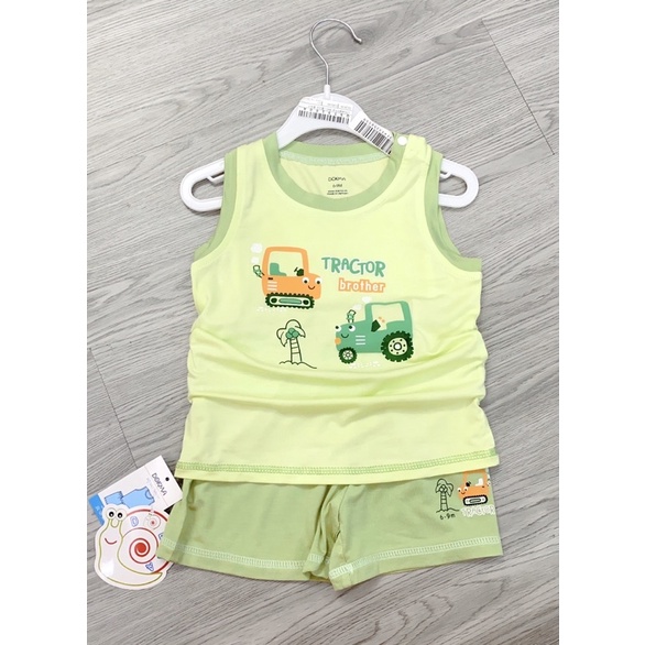 Bộ ba lỗ DOKMA VÀ JUDOBY cho bé trai bé gái 6-15kg