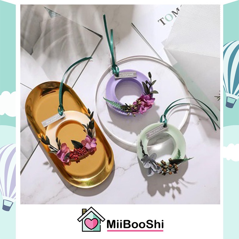 Sáp thơm phòng LONGFINE khử mùi phòng ngủ tắm nhà vệ sinh ô tô với 3 mùi hương tự nhiên MiibooShi S410