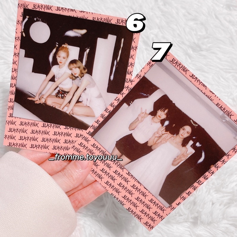Ảnh photocard Lisa Jisoo Rosie Jennie card BLACKPINK chính hãng