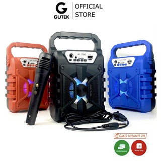 Loa bluetooth karaoke không dây Gutek S292 kèm micro có dây