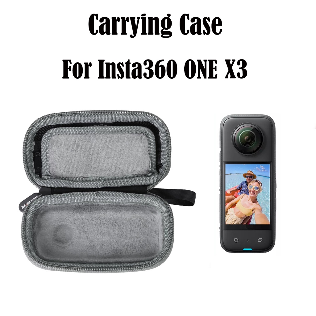 Túi Đựng Máy Ảnh Insta360 X3 Mini Bằng EVA Cứng Chống Sốc Cho Insta360 ONE X3